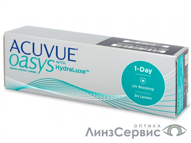 картинка Контактные линзы Johnson&Johnson 1-DAY Acuvue Oasys -3 кривизна 8.5 от магазина ЛинзСервис